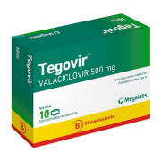 Tegovir Valaciclovir 500 mg 10 Comprimidos Recubiertos