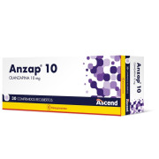 Anzap Olanzapina 10 mg 30 Comprimidos