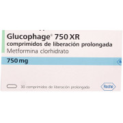 Glucophage 750 Xr Metformina 750 mg 30 Comprimidos