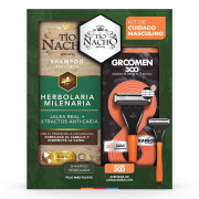 Pack Cuidado Masculino Shampoo Herbolaria 415 ml + Groomen 300 X1