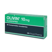 Olivin Olanzapina 10 mg 30 Comprimidos