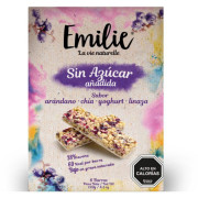 Emilie 6 Barras Arándano Chía 120g