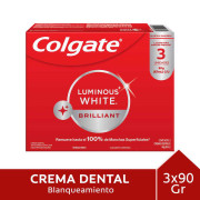 Luminous White Pasta Dental de 3 unidades de 90 gr