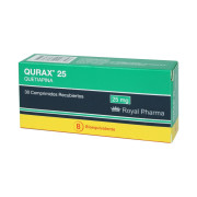 Qurax Quetiapina 25 mg 30 Comprimidos