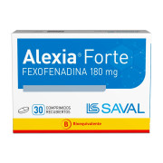 Alexia Forte (B) Fexofenadina 180mg 30 Comprimidos Recubiertos