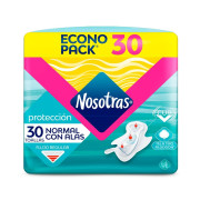 Toalla Higiénica Día  Normal Tela Suave 30 Unidades