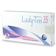 Lady-Ten 35 Ciproterona 2 mg Etinilestradiol 0,035 mg 21 Comprimidos
