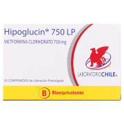 Hipoglucin 750 Lp Metformina 750 mg 30 Comprimidos Liberacion Prolongada