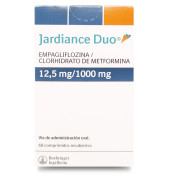 Jardiance Duo Empagliflozina 12,5 mg/1000 60 Comprimidos Recubiertos