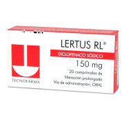 Lertus Diclofenaco Sodico 150 mg 20 Comprimidos