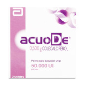 Acuode - 50.000 UI x 2 Sobres Polvo Para Solución Oral