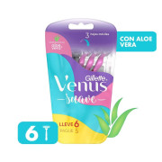 Venus Simply3 Máquinas Para Afeitar Desechables 6 Unidades