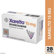 Xarelto Rivaroxaban 15 mg 28 Comprimidos Recubierto