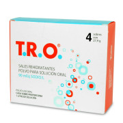 T.R.O. Sales Rehidratantes Cloruro De Sodio 20 GR 4 Sobres