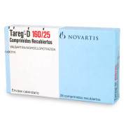 Tareg-D Valsartan 25 mg 28 Comprimidos Recubierto