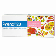 Prenal 20 Gestodeno 0,075 mg + Etinilestradiol 0,02 mg  21 Comprimidos Recubiertos