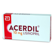 Acerdil Lisinopril 10 mg 30 Comprimidos