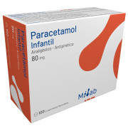 Paracetamol Infantil  80 mg 100 Comprimidos