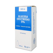 Sanderson Glucosa Dextrosa 5% Solución Inyectable 500 mL