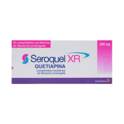 Seroquel XR Quetiapina 200 mg 30 Comprimidos Liberación Prolongada