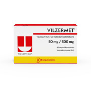 Vilzermet (50 / 500 mg) 60 Comprimidos Recubiertos