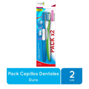 Cepillo Dental Adulto Duro x2