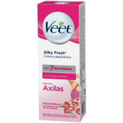 Silky Fresh Crema Depilatoria Axilas Pieles Normales 25 grs + Espatula
