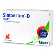 Simperten-D 100/25 Hidroclorotiazida / Losartan 30 Comprimidos Recubiertos