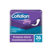 Protector para Incontinencia Urinaria Leve, Largos 26 Unidades