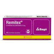 Remitex Cetirizina 10 mg 30 Comprimidos Recubierto