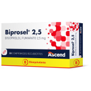 Biprosel Bisoprolol 2,5 mg 30 Comprimidos Recubiertos