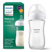 Avent Mamadera Natural De Cristal Desde 1 Mes De 240Ml