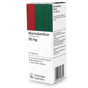 Macrodantina Nitrofurantoina 50 mg 40 Cápsulas