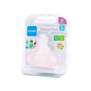 MAM Tetina repuesto Mamadera Flujo 3 para 4+meses