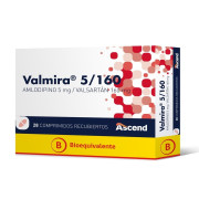 Valmira Amlodipino 5 mg Valsartán 160 mg 28 Comprimidos Recubiertos