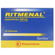 Ritmenal Gabapentina 400 mg 30 Cápsulas