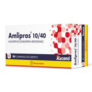 Amlipros Amlodipino 10 mg Olmesartan 40 mg 30 Comprimidos Recubiertos - ASCEND - Precio desde $2.199