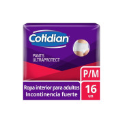 Pants Ultrprotect Ropa Interior Desechable Incontinencia Fuerte Talla M 16 Unidades