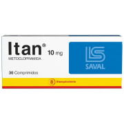Itan Metoclopramida 10 mg 30 Comprimidos