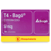 T4 50 Levotiroxina 50 mcg 50 Comprimidos