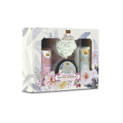 Romantic Body Locion + Shower Gel + Crema Butter + Esponja