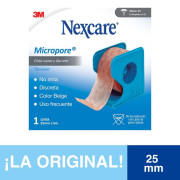 Cinta Adhesiva Micropore Piel 25mm x 9.1 mts