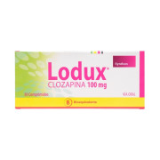 Lodux Clozapina 100 mg 30 Comprimidos
