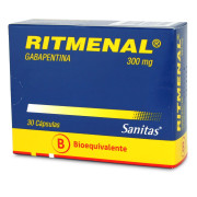 Ritmenal Gabapentina 300 mg 30 Cápsulas