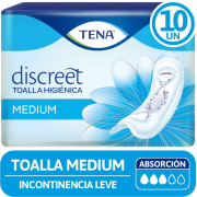 Toalla para Incontinencia Urinaria Medium 10 Unidades