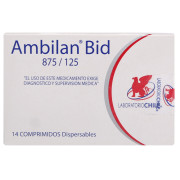Ambilan Bid Amoxicilina / Ácido Clavulanico 875/125 14 Comprimidos