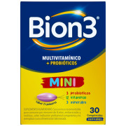 Bion 3 Mini Cultivos Probioticos Vitaminas 300 mcg 30 Comprimidos