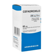 Cefadroxilo 250 mg/5 ml x 60 ml Suspensión ANDROMACO S.A.