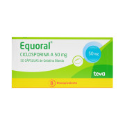Equoral Ciclosporina A 50 mg 50 Cápsulas de Gelatina Blanda