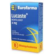 Lucaste Montelukast 4 mg 30 Comprimidos Masticable